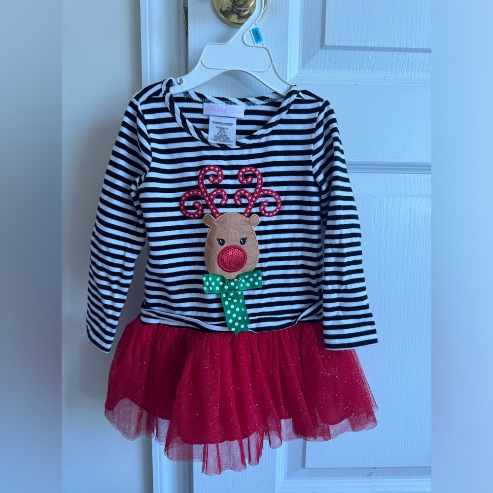 Bonnie Baby Deer Dress Size 24months